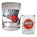 Charlotte Bobcats NBA Rocks Glass & Square Shot Glass Set - Primary Logo by Great American Products
