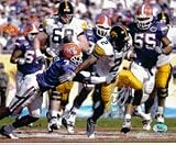 Fred Russell Autographed 8 x 10 vs. Florida Gators Photograph (Unframed)