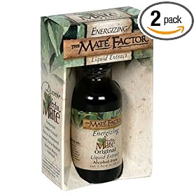 The Mate Factor Yerba Mate Energizing Liquid Extract, Original, 2 Ounces (Pack of 2) by The Mate Factor