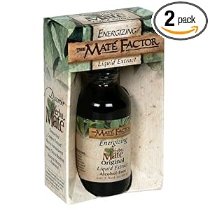 The Mate Factor Yerba Mate Energizing Liquid Extract, Original, 2 Ounces (Pack of 2) by The Mate Factor