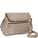 Travelon Anti-Theft Quilted Convertible Handbag with RFID Wallet (Champagne)