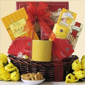 Tea Treasures ~ Small: Gourmet Tea Gift Basket
