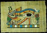 Handmade Egypt Painting God HORUS Eye