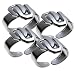 Kitchen & Housewares : Arthur Court University of Oklahoma Collegiate Napkin Rings, Set of 4