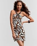 INC International Concepts Dress, Printed Sleeveless with Beaded Keyhole Dress