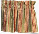 Window Treatments item: Tuscan Stripe - Valance 72
