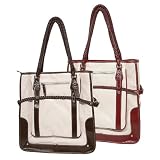 Chinese Laundry Pebble Grain Braided Accent Handbag