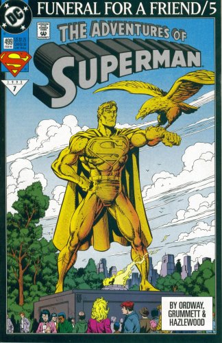The Adventures Of Superman #499 : Grave Obsession (Funeral For A Friend - DC ...