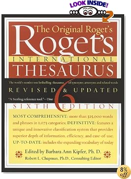 Roget's International Thesaurus, Indexed, Sixth Edition Revised & Updated
