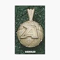 Army Black Knights "Army Volleyball" Pendant - Sterling Silver Jewelry