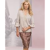 Floral trimmed sleeve tunic at Newport News