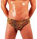 MENS NEW HOT TIGER PRINT BIKINI SWIMSUIT GARY MAJDELL SPORT