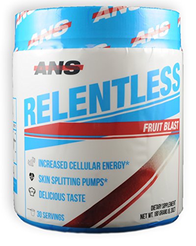 ANS Relentless Pre Workout 30serving Fruit Blast