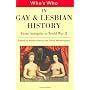 Who's Who in Gay and Lesbian History: From Antiquity to World War II [volume 1 Who's Who]: From Antiquity to the Mid-twentieth Century Vol 1