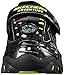 Skechers Kids Damager II-Adventurer Light-Up Sneaker ,Black/Lime,13 M US Little Kid