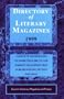 Directory of Literary Magazines 1999 (Literary Press and Magazine Directory)