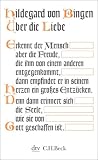 �ber die Liebe - Hildegard von Bingen