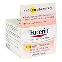 Eucerin Sensitive Facial Skin Q10 Anti-Wrinkle Sensitive Skin Creme, 1.7-Ounce Jars (Pack of 2)