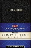 Compact Text Bible (Bible Nkjv Black)
