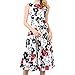Dreagal Vintage 1950's Floral Spring Garden Party Picnic Dress Party Cocktail Dress