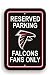 NFL Atlanta Falcons Plastic Parking Sign