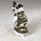 GREEN - SMALL - Camo Style Doggy Tank Tops
