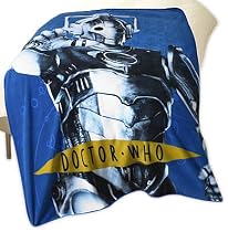 Zap Doctor Who Cyberman Fleece Blanket