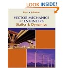 Click here to buy Vector Mechanics for Engineers: Statics and Dynamics by  Ferdinand Beer, Jr.,E. Russell Johnston, Elliot Eisenberg, and William Clausen.