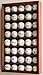 40 Baseball Display Case Cabinet Holder Wall Rack w/ UV Protection