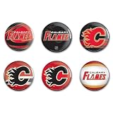 Calgary Flames Official 1.75" NHL Button Set