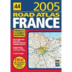 AA Road Atlas France 2005