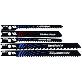 Vermont American #30034 5PC Jig Blade Set by VERMONT AMERICAN