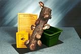 Large 14-15 Shiitake Mushroom Log with Soaking Tray