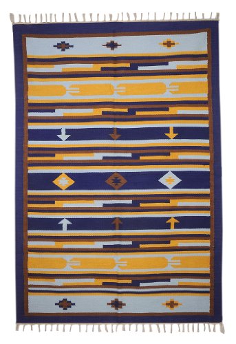 Imagen principal de Design Handmade Traditional Cotton Mat Rug-Modern Carpet Size 80 X 50 Inches
