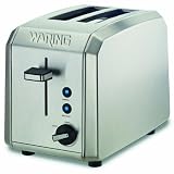 Waring WT200 Professional 2-Slice Toaster, Brushed Stainless Steel