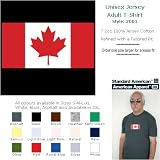 Canada Flag Unisex Jersey Adult T