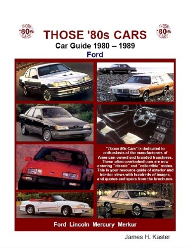 Those 80s Cars - Ford - for Kindle