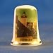 Porcelain China Collectable Thimble - Travel Poster Series Germany -- Free Gift Box