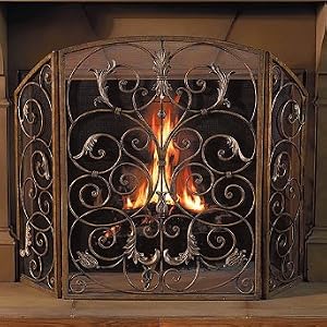 Orleans Fireplace Screen - Frontgate
