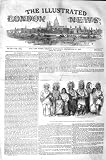 1843 North American Ojibbeway Indians Antique Print
