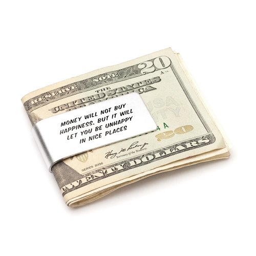 Unhappy In Nice Places Money Clip