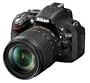 Nikon D5200 SLR-Digitalkamera (24,1 Megapixel, 7,6 cm (3 Zoll) TFT-Display, Full HD, HDMI) Kit inkl. AF-S DX 18-105 mm VR Objektiv schwarz