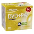 Memorex DVD+RW 4.7GB 4X -10-pk.