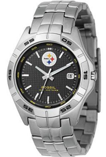 Fossil Men's NFL1045 NFL Pittsburgh Steelers 3-Hand Date Watch