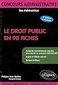 Le droit public en 90 fiches