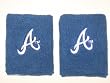 ATLANTA BRAVES Team Logo COTTON WRISTBANDS -(set of 2)