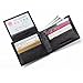 Men RFID Blocking Wallet Genuine Leather Credit Card Protector Bifold 8 Slots Black