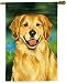 Golden Retreiver Dog Garden Art Flag/banner