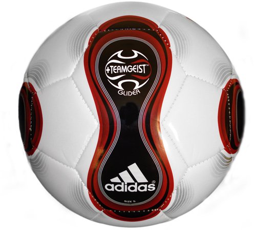 adidas Glider Soccer Ball White/Red