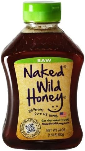 Raw Naked Wild Honey, 100 Percent Pure Califonia Honey, 24 oz